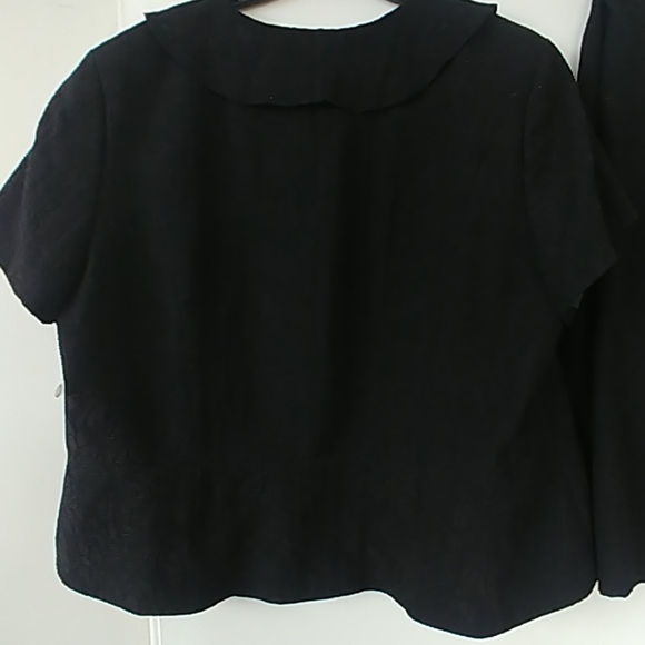 2 Piece Jet Black Suit - Picture 6 of 8